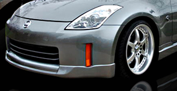 Custom Nissan 350Z  Coupe Front Add-on Lip (2003 - 2006) - $350.00 (Part #NS-010-FA)